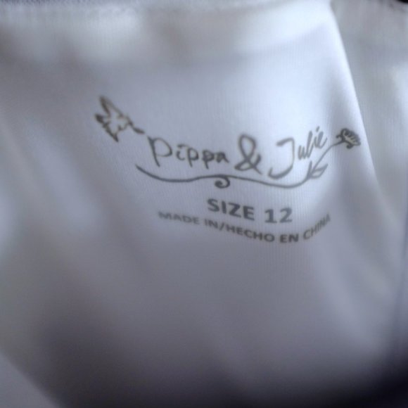 COPY - Pippa & Julie blue abstract scuba dress size 12 - Picture 11 of 11